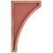 Ekena Millwork 3"W x 3 1/2"D x 6"H Small Lawson Wood Vintage Decor Corbel, Salvage Red CORWD03X03X06LWRD - alternate 3
